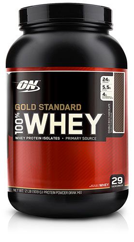 Optimum Nutrition Gold Standard 100% Whey Duplo rico Chocola